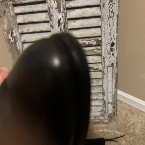 Chanel ankle boots logo/ double gold zippers 39 with logos. Wood heel - Picture 13 of 14